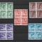 ROMANIA 1937 - BALCANIADA DE ATLETISM, BLOCURI, MNH - LP 121