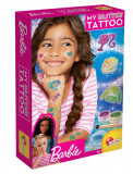 Cumpara ieftin Set de tatuaje cu sclipici Lisciani, Barbie