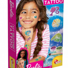 Set de tatuaje cu sclipici Lisciani, Barbie