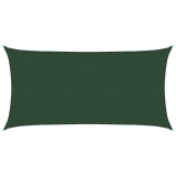 Cumpara ieftin Panza parasolar, verde inchis, 2x4 m, HDPE, 160 g/m&sup2;