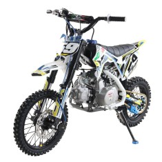 Motocicleta cross 125cc NCX CRX 4T benzina 14/12&amp;quot; galben/alb/albastru