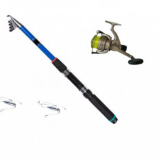 Set pescuit procarpfishing cu lanseta tele de 3.6 m si mulineta lc540 cu fir