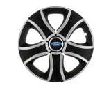 Cumpara ieftin Set 4 capace roti Bis Gri-Negru R15 pentru gama auto Ford, Autohelix MSA