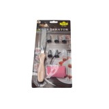 Ornare tort, model simplu, 6 capete, spatula, punga, 4 x 4 cm, M1