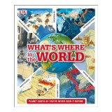 Carte Enciclopedie Hărți 3D What's Where in the World - Geografie, Știință, Cultură, Natură - Copii 9-12 Ani