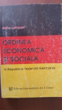 Ordinea economica si sociala in Republica Federala Germania