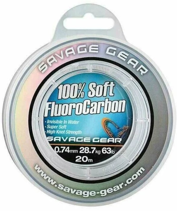 Fir SAVAGE GEAR Soft Fluoro Carbon Transparent, 0.46mm, 12.3kg-27lbs, 35m