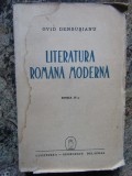 Ovid Densusianu - Literatura Romana Moderna - Ed 1943