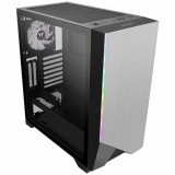 Carcasa Thermaltake H550, ARGB , Middle Tower, ATX, fara sursa, Argintiu