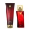 Set cadou pentru femei: Apa de parfum Attraction for Her 50 ml, Lotiune de corp Attraction for Her 125 ml, aroma orientala florala senzuala
