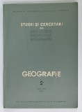 STUDII SI CERCETARI DE GEOLOGIE , GEOFIZICA , GEOGRAFIE, TOMUL XXVII, Nr. 2 de TIBERIU MORARIU , 1980