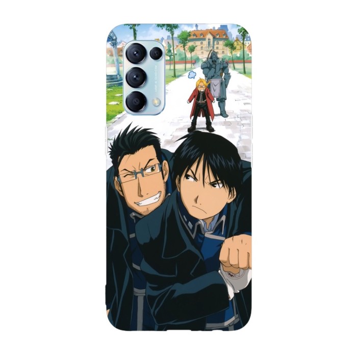 Husa compatibila cu Oppo Find X5, Viceversa, model Roy Mustang and Maes Hughes, Silicon, TPU