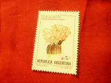 Serie Argentina 1987 - Flora - Cactus , 1 valoare, Nestampilat