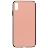 Husa APPLE iPhone XS Max - Glass (Roz)