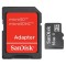Card MicroSD 16GB + Adaptor (Clasa 4) SanDisk