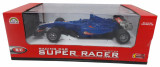Masina de curse Formula 1 cu telecomanda R C 2.4 Ghz, scara 1:18, albastru, Oem