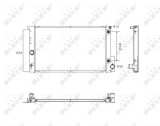 NRF 53766 Radiator, racire motor