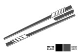 STICKERE LATERALE GRI INCHIS MERCEDES C-Class C205 Coupe A205 Cabriolet (2014-) C63 Design Performance AutoTuning, KITT