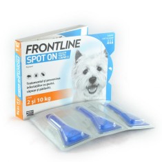 PIPETE ANTIPARAZITARE PURICI, CAPUSE, FRONTLINE SPOTON S (2-10 KG) CUTIE 3PIP