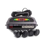 Set 4 Senzori de Parcare Wireless CARGUARD cu Afisaj LED si Semnal Acustic (Senzori Vopsibili 19mm)