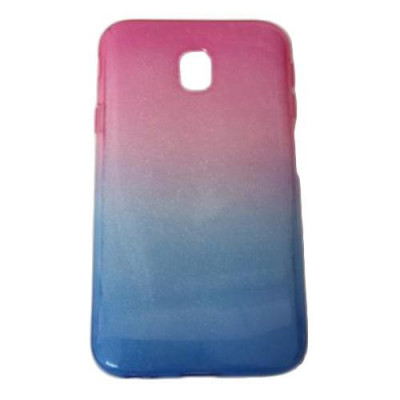 Husa Telefon Silicon Samsung J3 2017 j330 Rainbow Pink&amp;amp;amp;Blue foto
