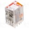 Releu electromagnetic, 24V AC, 20A, 3PDT, serie R3N, RELPOL - R3N-2013-23-5024-WT
