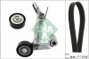 INA 529 0319 10 Set curea transmisie cu caneluri