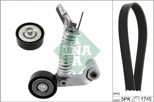 INA 529 0319 10 Set curea transmisie cu caneluri