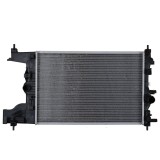 Radiator racire Opel Astra J, 2009-2017 1,4 64/74kw; 1,6 85kw, Benzina, Manual, Cu/fara AC, cu conectori rapizi iesire, 580x382x18, Cu lipire fagure, Rapid