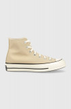 Converse tenisi Chuck 70 femei, culoarea bej, A03446C