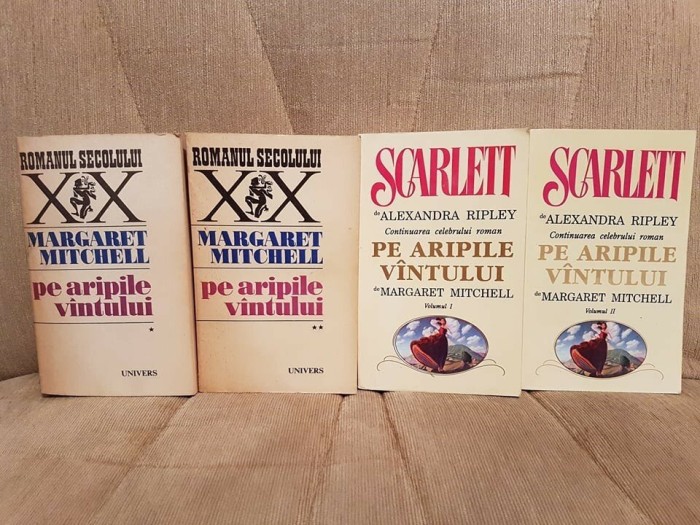 PE ARIPILE VANTULUI/SCARLETT-MARGARET MITCHELL/ALEXANDRA RIPLEY (4 VOL)