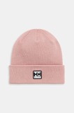 Helly Hansen căciulă culoarea bleumarin, din tricot gros, 67154