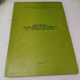GEOGRAFIA MUNICIPIULUI BUCURESTI SI A JUDETULUI ILFOV-1977 S3.