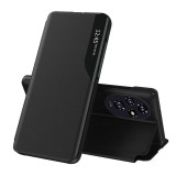 Husa Honor 200 Pro Eco Leather View flip tip carte, negru