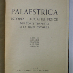 DEDICATIA LUI CONSTANTIN KIRITESCU PE VOLUMUL SAU '' PALAESTRICA - ISTORIA EDUCATIEI FIZICE DIN TOATE TIMPURILE ....'' , 1943