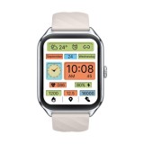 Cumpara ieftin Smartwatch Zeblaze GTS 4 Argintiu, Silicon, 1.94 HD AMOLED, Always-on, Ritm Cardiac, SpO2, Apel BT, Asistent Vocal, 100+ Moduri Sport, IP68, 300mAh