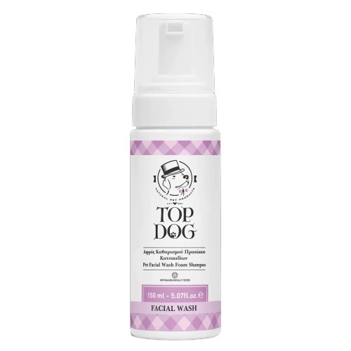 Top Dog Șampon de față pentru c&acirc;ini - 150 ml