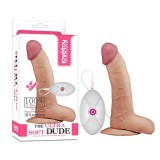 10 Vibrator The Ultra Soft Dude - 21 cm, Lovetoy