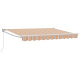 vidaXL Cortina Retractabilă Portocaliu 3,5 x 2 m Poliester 3418914