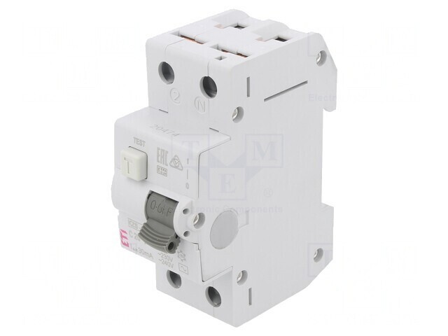 &Icirc;ntrerupător RCBO 20A 30mA 2P 230/400V