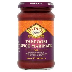 PATAK&#039;S Tandoori Spice Marinade Paste Mild (Pasta Tandoori Mediu) 312g