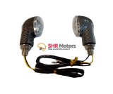 Semnalizari carbon ovale cu LED