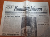 Ziarul romania libera 19 iunie 1990-art. legea facuta de mineri