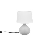 Cumpara ieftin Veioza/Lampa de masa MARTIN, alb/cappuccino, dulie E14 -TRIO