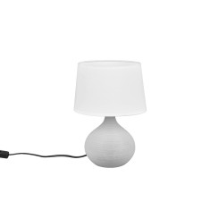 Veioza/Lampa de masa MARTIN, alb/cappuccino, dulie E14 -TRIO