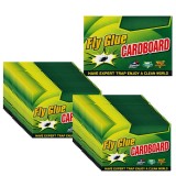 Cumpara ieftin Set 50 capcane lipicioase, culoare verde, 18.2 x 12.5 cm, autoadezive, tip carte, fara miros, non-toxice, din carton, pentru capturarea insectelor si