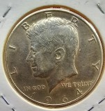 (A29) MONEDA DIN ARGINT SUA - HALF DOLLAR 1964, KENNEDY, 12.5 GR., PURITATE 900, Europa