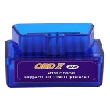 Cumpara ieftin Dispozitiv diagnoza auto OBD-2 MIni pentru Android, Bluetooth, Albastru