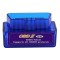 Dispozitiv diagnoza auto OBD-2 MIni pentru Android, Bluetooth, Albastru
