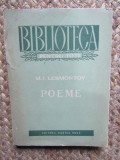 M.I. Lermontov - Poeme (Cartea Rusa, 1955, 151 pagini) - Carte de Poezie